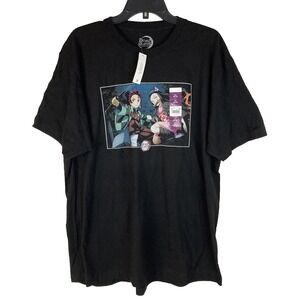 Demon Slayer Anime‎ Men's 2XL T-Shirt Black NWT